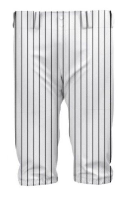 Midland Navy Pinstripe Rawlings Knicker Pants
